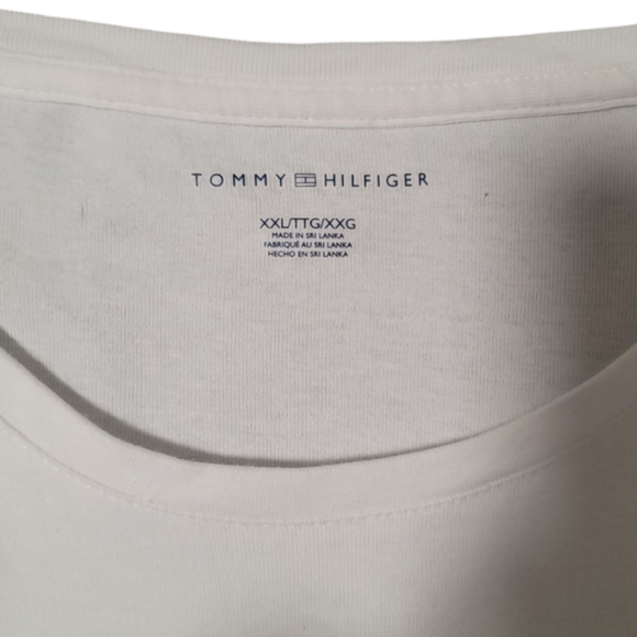 Tommy Hilfiger Solid Crewneck Favorite T-shirt - XXL - White - Like New - Picture 7 of 10